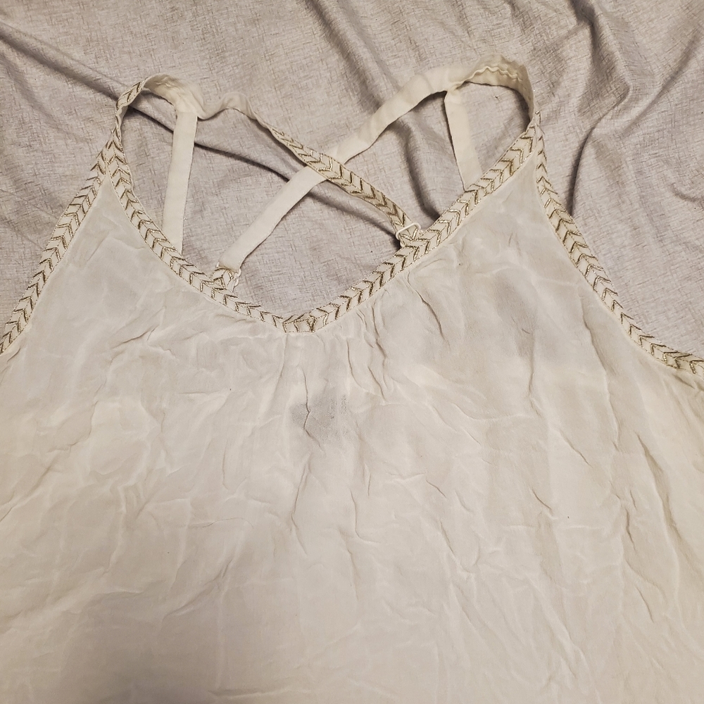 Torrid cream tank top